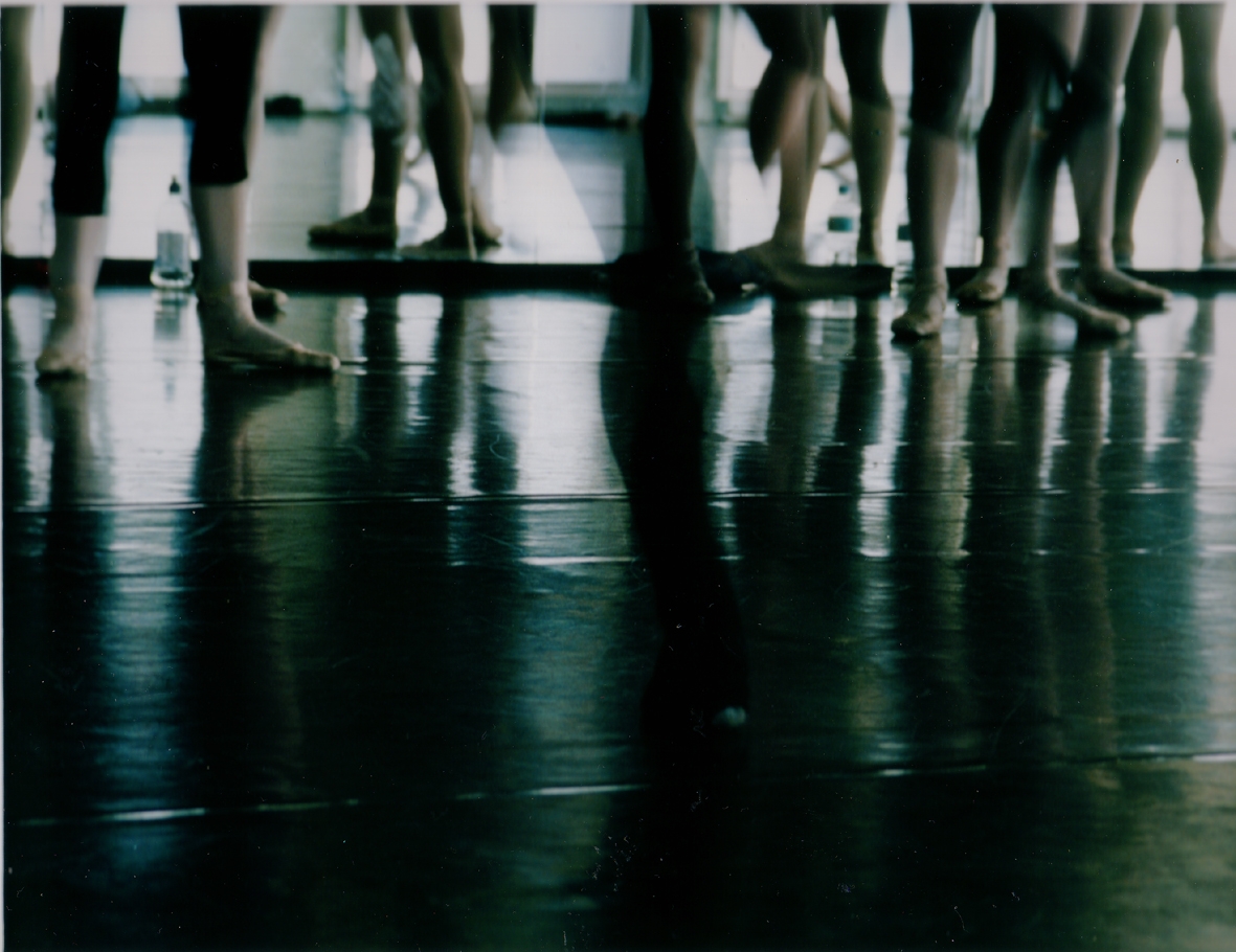 several feet of ballet dancers